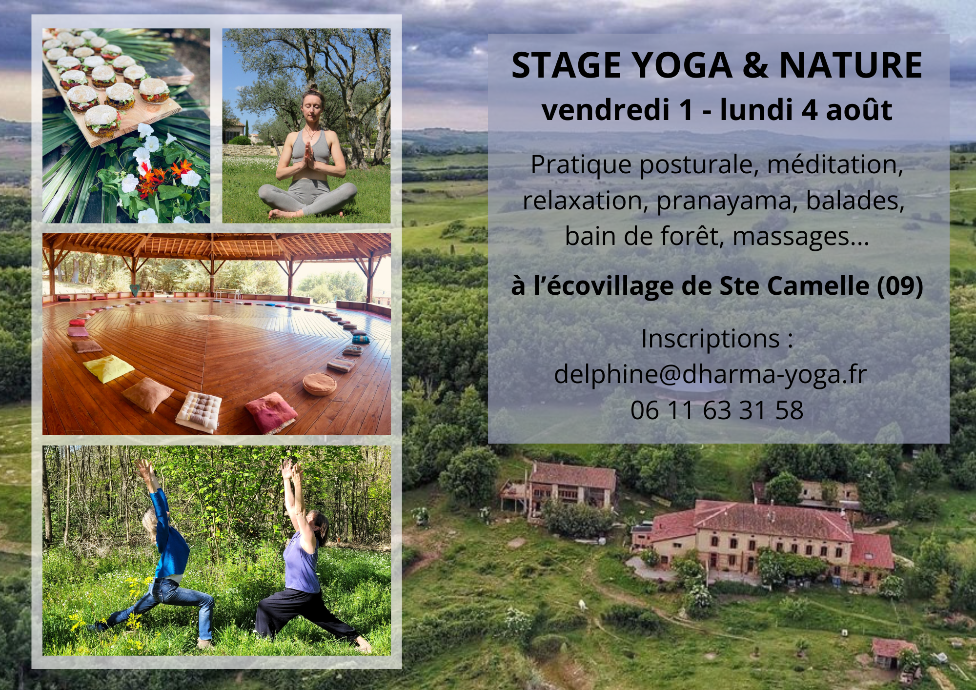 stage yoga ste camelle 2025